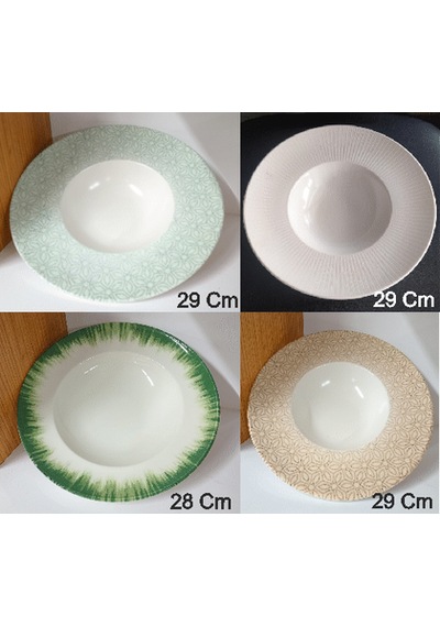 Konak Züccaciye Prs. Makarna Tabağı 29 Cm Dijital Desenli