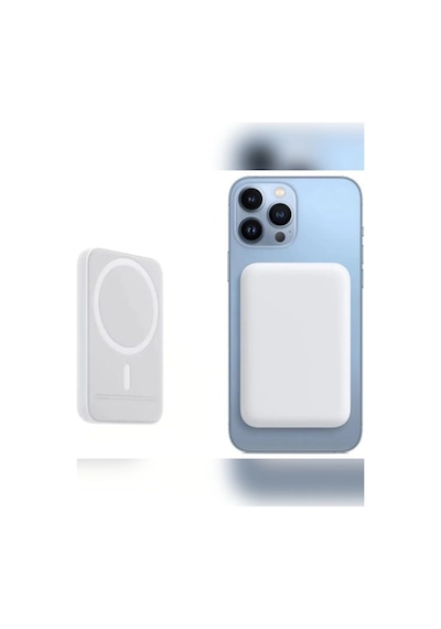 Magsafe Battery Apple Uyumlu iPhone  Magsafe Powerbank Kablosuz Şarj Aleti Çok Renkli