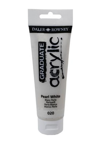 Daler Rowney Graduate Akrilik Boya 020 Pearl White 120 ML