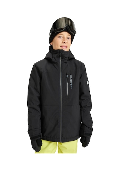 Quıksılver Quiksilver Side Hit Solid Youth Jk Erkek Çocuk Siyah Snowboard Ceketi 11793
