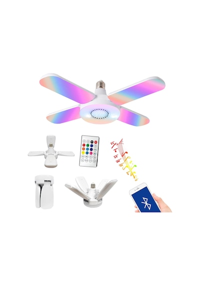 GOLD ORION OR-1005 BLUETOOTH'LU MÜZİK LAMBASI LED TAVAN RGB ANİMA