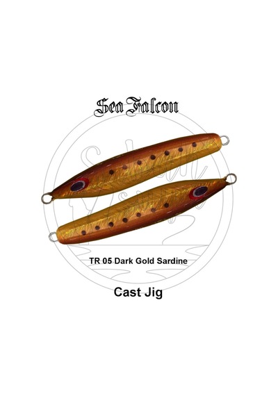 Sea Falcon Cast Jig 60Gr Tr-05 Dark Gold Sardine