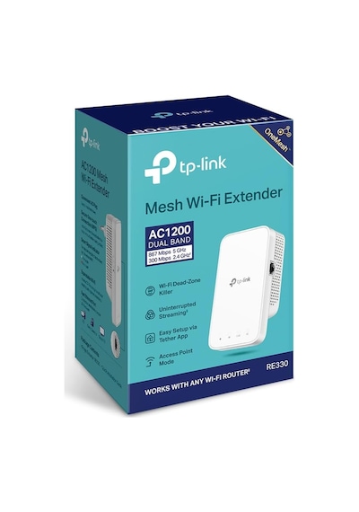 Tp-link Re330 Wlan Amplifikatör Tekrarlayıcı Ac1200 867 Mbps 5 G