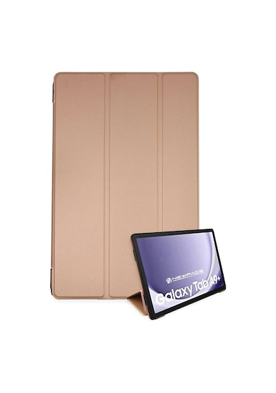 Samsung Uyumlu Galaxy Tab A9 Plus Kılıf Tablet Smart Kılıf - Rose Gold Evimdeyokyok
