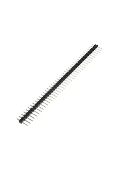 40 Pin 2.54 Mm Tek Sıra Erkek Header - Siyah