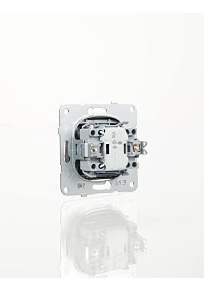 Novella Antrasit Işik Light Mekanizma+düğme Kapak Çabuk Bağlanti Çarpma Karşıtı Çocuk Korumalı Çerçevesiz