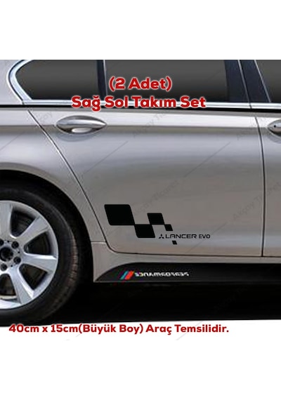 Lancer Evo Kapı Sticker Mitsubishi Lancer Evo Sticker Oto Sticker