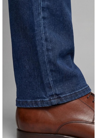 Bisse Lacivert Doğal Pamuk Denim 5 Cepli Erkek Pantolon Pnj25y25101 D39