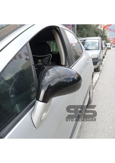 Peugeot 207 Batman Yarasa Ayna Kapağı Piano Black / 2006 - 2012 (Sts Oto Aksesuar)