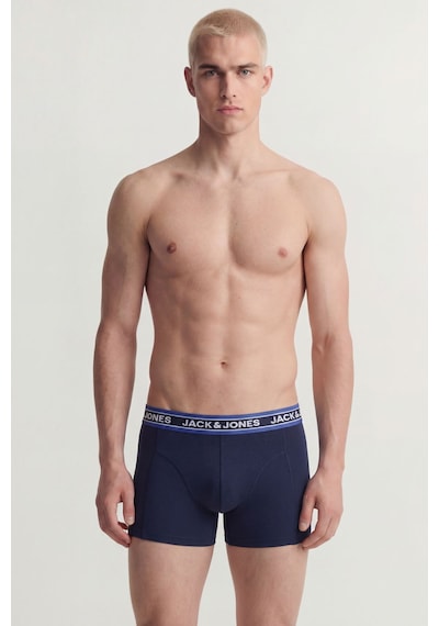 Jack & Jones 5'lü Düz Renk Boxer Paketi - Oliver Beyaz