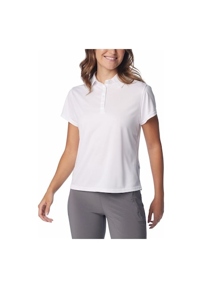 Columbia Tidal Tee Ss Polo Kadın Kısa Kollu Polo T-shirt Beyaz Fl2697-100 001