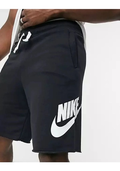 Nike Sportswear Sport Essentials French Terry Alumni Bol Kesim Siyah Erkek Spor Şort