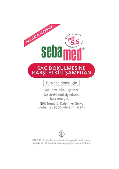 Sebamed Saç Dökülmesine Karşı Etkili Şampuan 200 Ml - 4 Adet Tarı