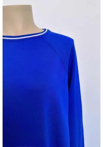 Kahijab Reglan Merserize Elbise - Saks Mavi Saks