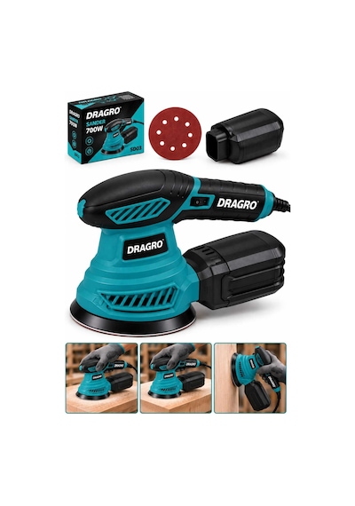 Dragro Drg-700w + 125mm M Polisaj Makinası - Devir Ayarlı Dr-125