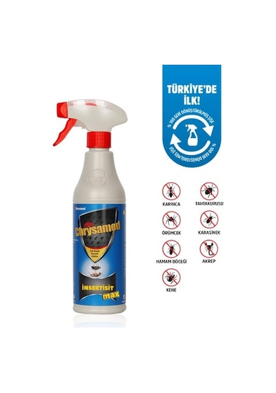 Chrysamed Max 500 Ml Böcek Haşere Tahtakurusu, Karınca, Akrep, Kene, Örümcek, Hamamböceği, Karasinek