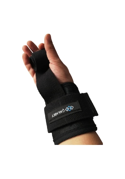 Lifting Straps Siyah Ağırlık Kaldırma Straps Pro Bilek Destekli 1 Çift Bar Kaldırma Kayışı
