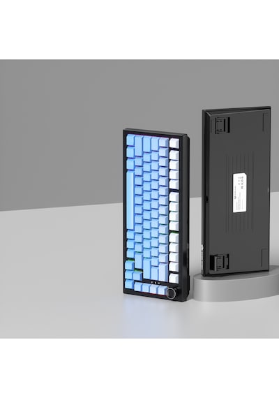 Mekanik Klavye Keycap Seti Mavi-beyaz Kademeli 136 Tuşlu Keycap