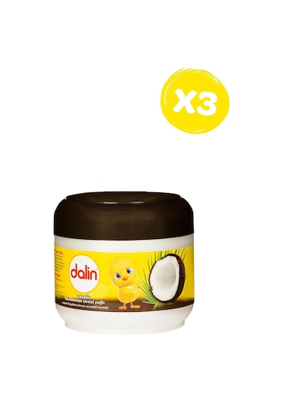 Dalin 3 Adet Hindistan Cevizi Pamuk Ve Shea Yağı Vazelin 100 ML