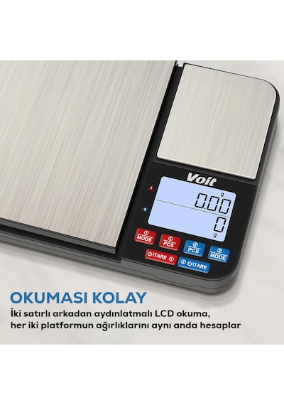 Voit Sc21 Hassas Mutfak Terazisi-lcd Ekranlı Dijital Tartı