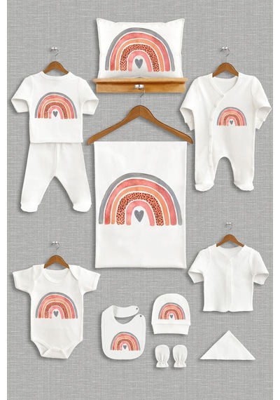 Bebeqon Unisex Bebek 11'li Hastane Çıkışı Bbqn1068 Ekru