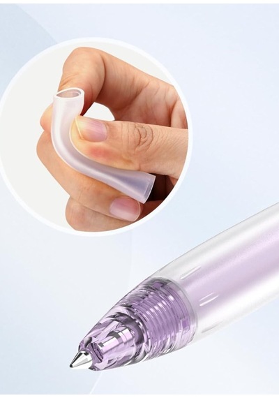 0,5 Mm Mavi Jel Tükenmez Kalem Silikon Tutma Yeri Hızlı Kuruyan Mürekkep Akıcı Yazım Writech Usa Çok Renkli