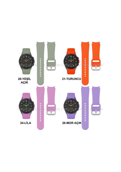 Samsung Galaxy Uyumlu Watch 4 Kordon 40-42-44-46 Mm Pim Tasarımı