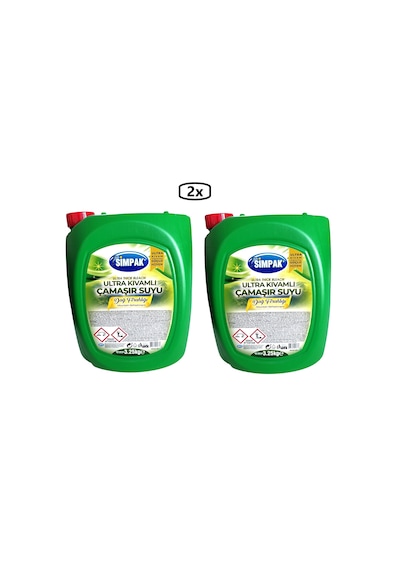 Simpak Ultra Kıvamlı Çamaşır Suyu 3.25 Kg X 2 Adet 2'li Set