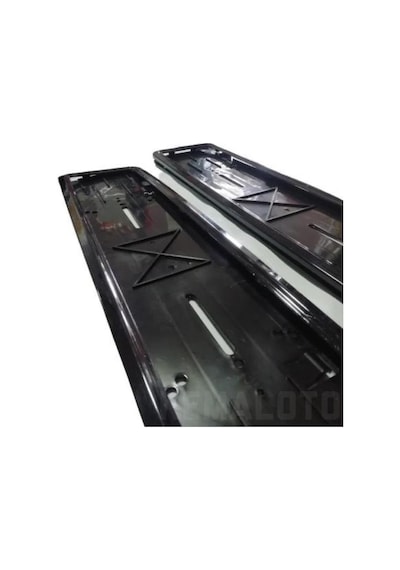 Siyah Plakalık Piano Black Plakalık 1 Takım 2 Adet