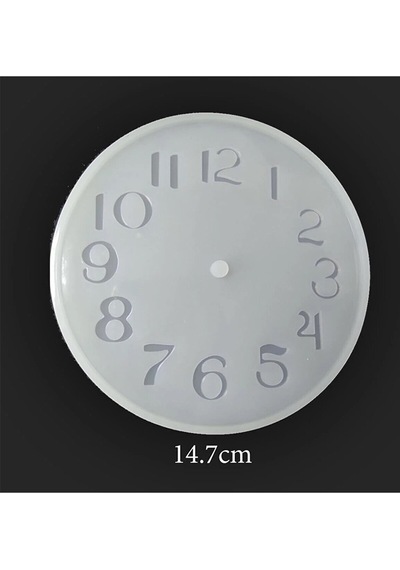 Silikon Epoksi Reçine Kalıp Saat Kalıbı 15,5cm