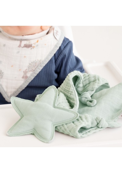 Owli Lovelayers Müslin Uyku Arkadaşı Mint Yeşili