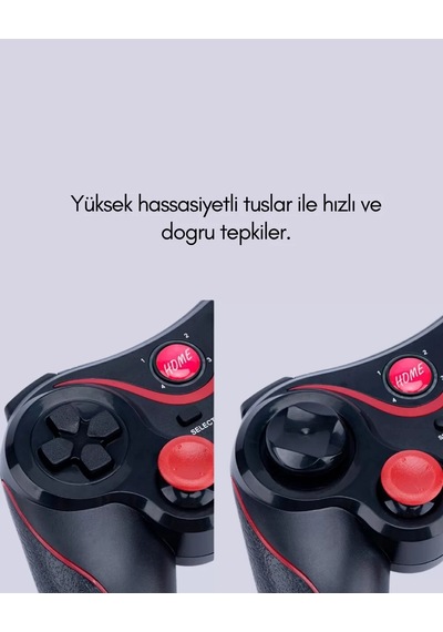 Ergonomik Tasarımlı Çok Yönlü Wireless Gamepad Mh-hs3243-6390