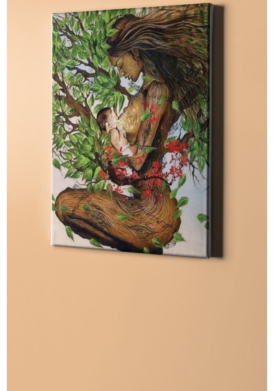 Webstyle Sayılarla Boyama Seti Kasnaklı Anne Ve Bebek 50 X 65 Cm