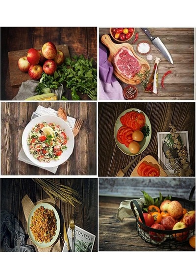Ürün , Yemek , Reklam Vb. Çekimleri İçin 57x87cm Çift Taraflı Backdrop Fotograf Zemini Fonu No.57