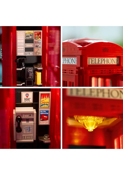21347 Ideas Kırmızı Londra Telefon Kulübesi