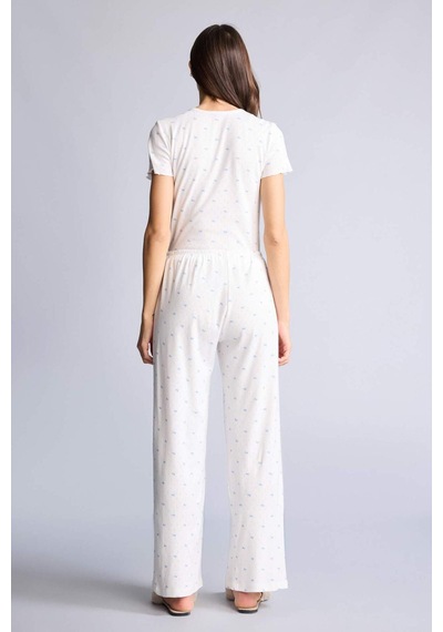 Defacto Çiçekli Pijama Altı G4626ax26smer98 Ekru-er98
