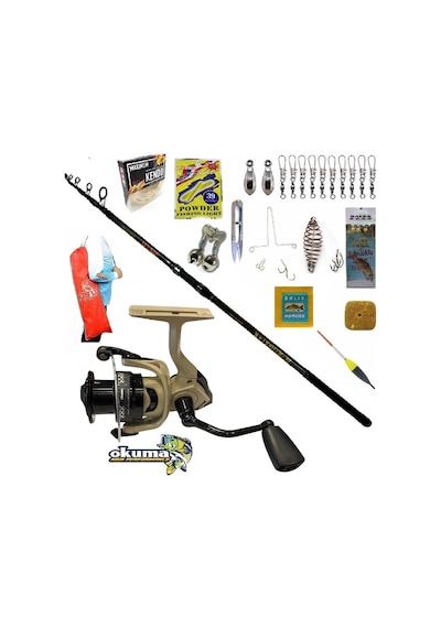 Okuma Outrax 6000 390cm 50-150gr North Star Profesyonel Sazan Kıyı Olta Takımı Seti