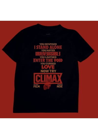Startmore Siyah Unisex Oversize Dtf Baskılı Climax Gaspar