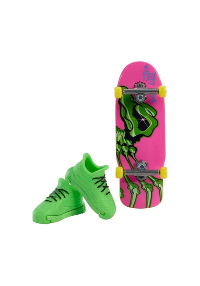 Hot Wheels Skate Neon Temalı Parmak Kaykay Ve Ayakkabı Paketi Ske
