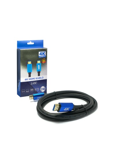 Seenergy Hdmı Kablo Gold 2.0v 2k 4k Hdtv 1.5mt Se-015m4k