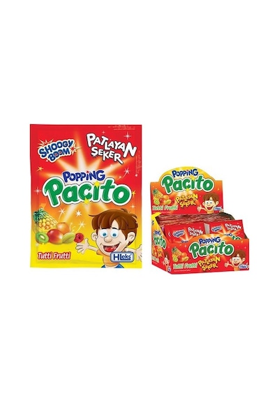 Hleks Shoogy Boom Tutti Frutti Patlayan Şeker 40 Adet
