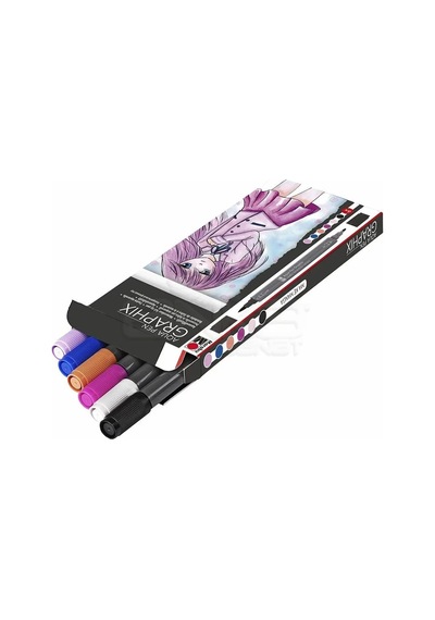 Marabu Graphix Aqua Pen 6lı Set Make Manga