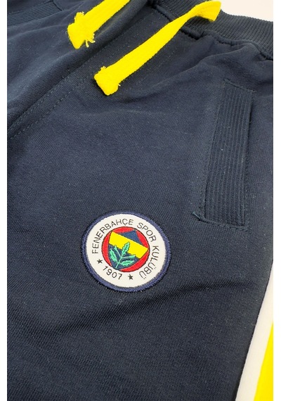 Fenerium Fenerbahçe Lisanslı Sarı Lacivert Bebek Eşofman Alt Lacivert