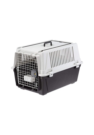Ferplast Atlas 40 Orta Boy Köpekler İçin Taşıma Kutusu, Köpek Taşıma Kutusu, Güvenlik Kilidi, Havalandırma Izg