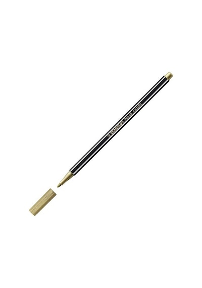 6'lı Metalik Renkli Keçeli Kalem Seti, 1,4 Mm Uç