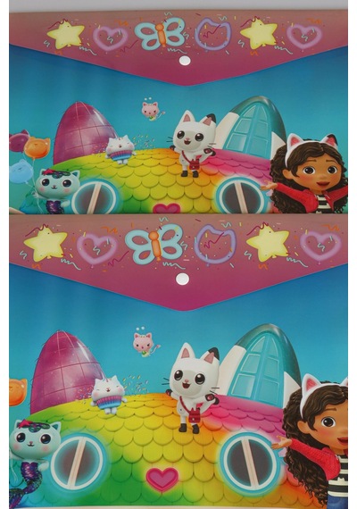 X Dekomus Lisanslı Gabby S Dollhouse 2 Adet Çıtçıt Dosya Altın