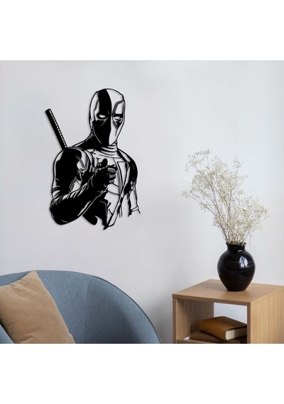 Deadpool Metal Duvar Dekoru