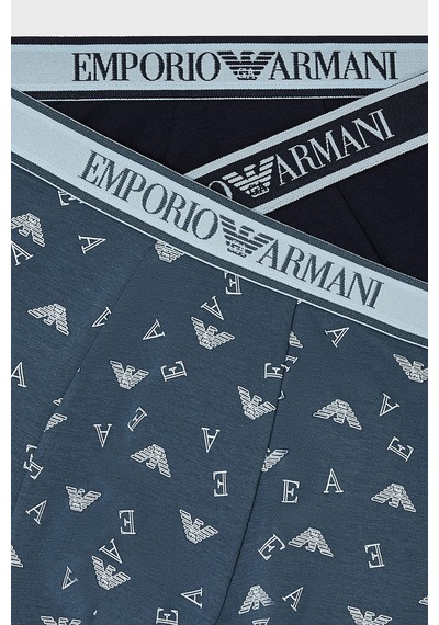Emporio Armani Erkek Boxer Em000370 Af20669 Mb148 Siyah-gri-lacivert Siyah-Gri-Lacivert