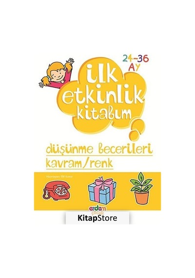Düşünme Becerileri - Kavram-Renk / Ilk Etkinlk Kitabım
