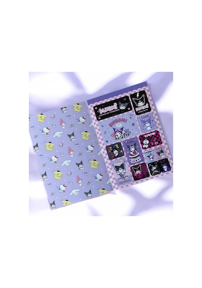 Bak Gel Al Mor Kapak Hello Kitty Sticker Albümü Hello Kitty Ve Dostları Sticker Defteri - Arkadaşlık Temalı K - Bgakuromi012 Çok Renkli